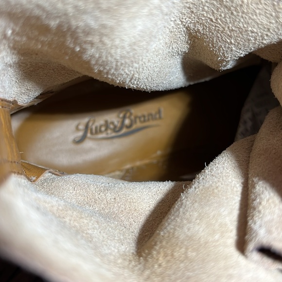 NEW LUCKY BRAND BOOTS LEOPARD PRINT SZ 6.5 - Picture 4 of 5